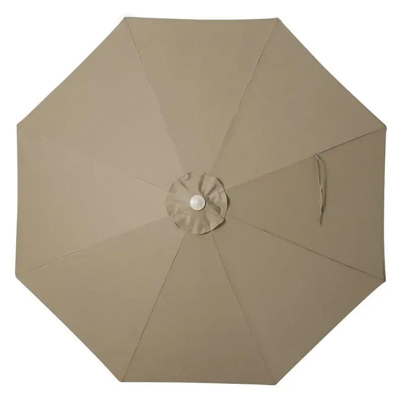 Sekey 300 cm Sonnenschirm mit Kurbel, Sonnenschutz UV50+, aus Holz-Metall Sekey