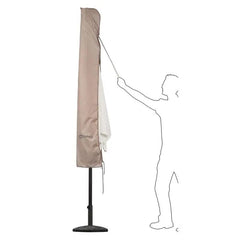 Sekey 190 x 30/50 cm Schutzhülle für 350 cm Sonnenschirm, aus Polyester-Gewebe Sekey