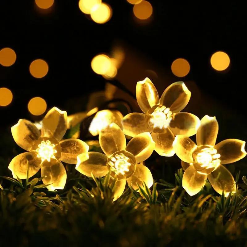 Salcar 5 m LED Solar Blüten Lichterkette, 20 LEDs Salcar