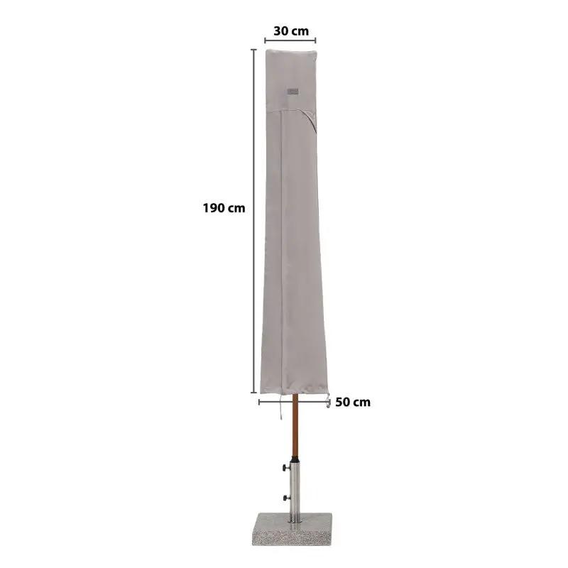 Sekey 190 x 30/50 cm Schutzhülle für 350 cm Sonnenschirm, aus Oxford-Gewebe Sekey