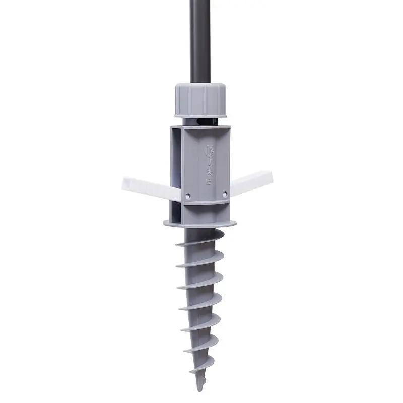 Sekey 22 mm - 32 mm Bodenhülse für Sonnenschirm, mit klappbaren Griffen und Aufhängehaken Sekey