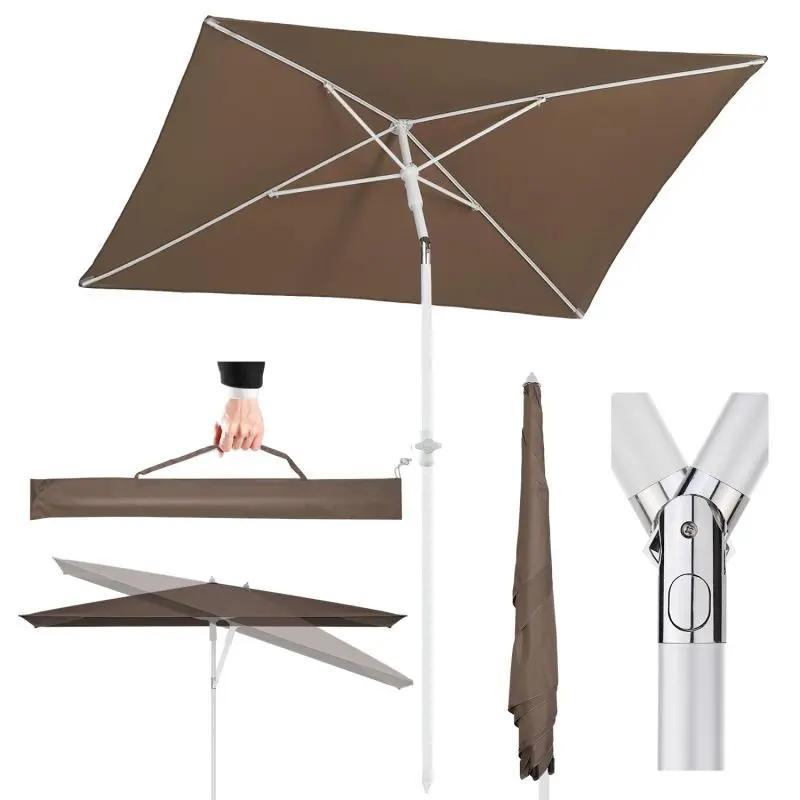 Sekey 180 x 125 cm Balkonschirm Rechteckig mit Schutzhülle, Sonnenschutz UV50+ Sekey