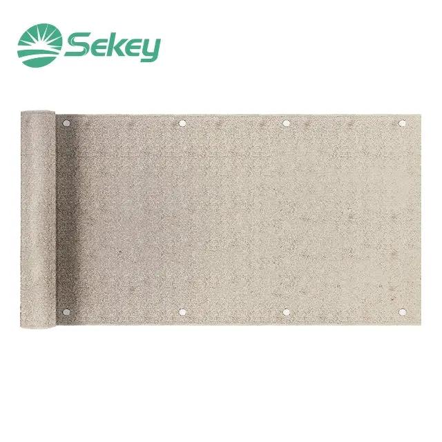 Sekey Balkon Sichtschutz aus 220 g/m² HDPE, Taupe Sekey