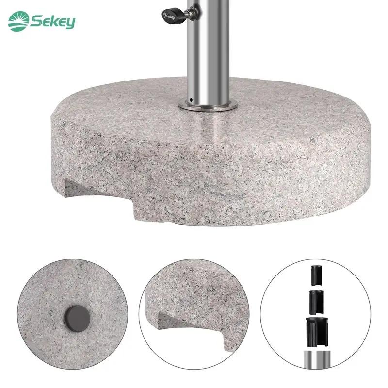 Sekey 25 kg Granit Sonnenschirmständer, für Schirmstock Ø 22 - 38 mm Sekey