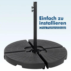 Sekey 4-teilig Schirmgewicht für Ampelschirm, befüllbar bis 76 kg Sekey
