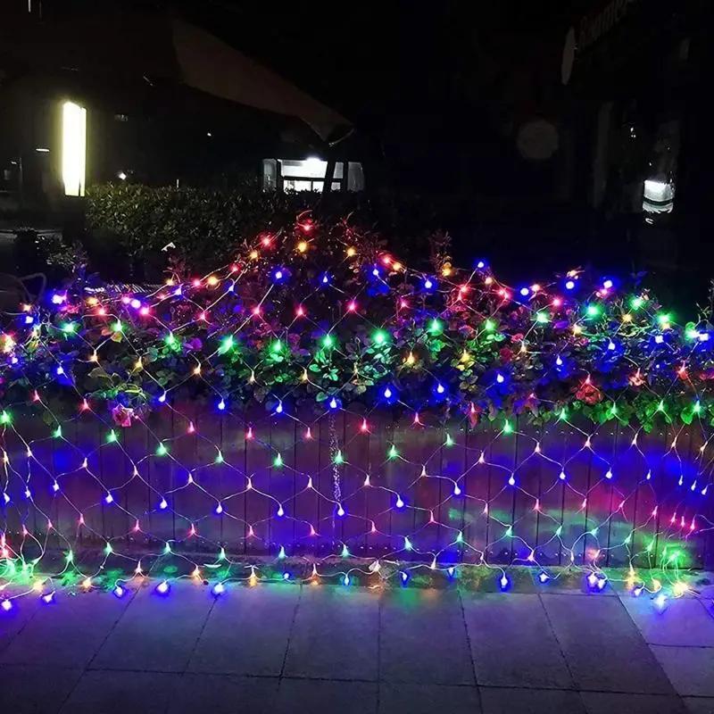 Salcar 3 x 2 m LED Lichternetz, 204 LEDs, 31V GS-zertifizierte Stromversorgung Salcar