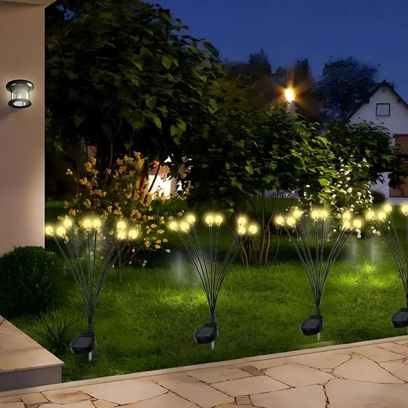 Salcar 2er Set LED Solar Gartenleuchte mit Blasen-Kugeln Salcar