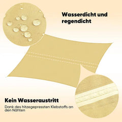 Sekey Sonnensegel mit Kit PES Sonnenschutzsegel Wasserdicht Sekey