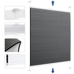 Sekey Zuschneidbar Magnet Fliegengitter Tür aus Polyester, Grau Sekey