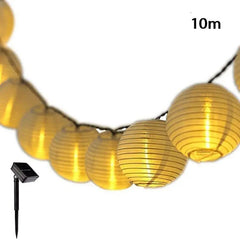 Salcar 10 m LED Solar Lampion Lichterkette, 40 LEDs Salcar