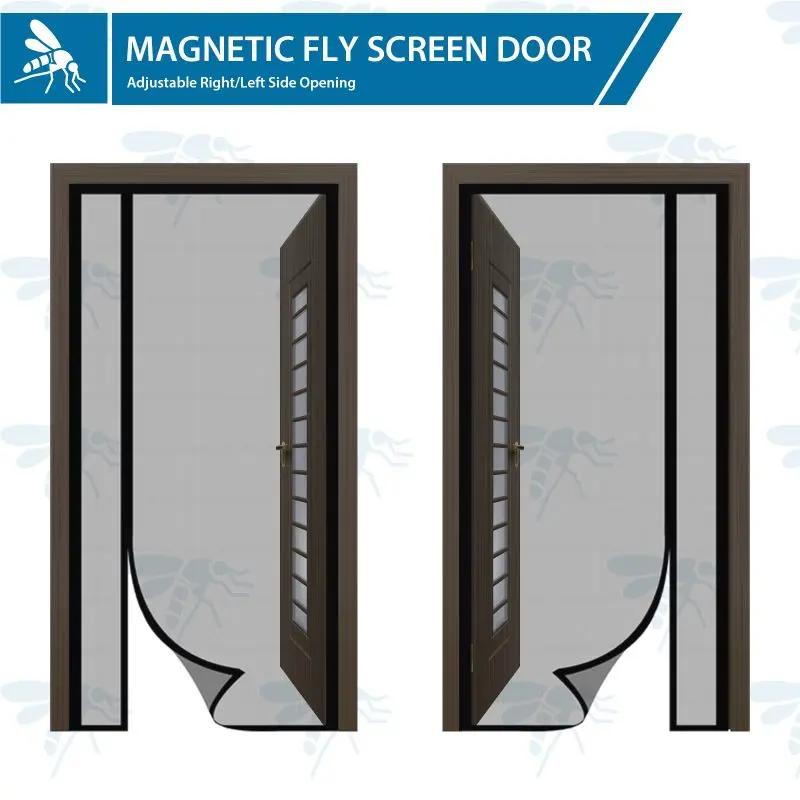 Sekey Kratzfest Magnet Fliegengitter Tür aus Fiberglas, seitlich öffnend Sekey