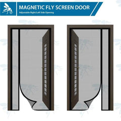 Sekey Kratzfest Magnet Fliegengitter Tür aus Fiberglas, seitlich öffnend Sekey