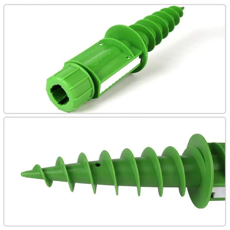 Sekey 22 mm - 32 mm Bodenhülse für Sonnenschirm, mit klappbaren Griffen und Aufhängehaken Sekey