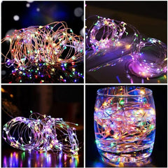 Salcar 10 m LED Micro Lichterkette, 100 LEDs, USB-betrieben Salcar