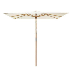 Sekey 300 x 200 cm Holz Sonnenschirm Rechteckig, Sonnenschutz UV50+ Sekey