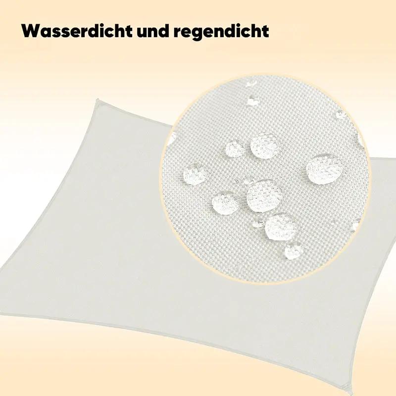 Sekey Sonnensegel mit Kit PES Sonnenschutzsegel Wasserdicht Sekey
