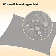Sekey Sonnensegel mit Kit PES Sonnenschutzsegel Wasserdicht Sekey