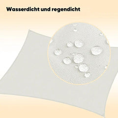Sekey Sonnensegel mit Kit PES Sonnenschutzsegel Wasserdicht Sekey