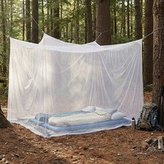 Sekey Moskitonetz Weiß 300x300x250 cm – Doppelbett, Pavillon & Outdoor Schutz vor Mücken