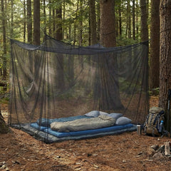 Sekey XXL Moskitonetz Schwarz 300x300x250 cm – Doppelbett, Pavillon & Outdoor Insektenschutz
