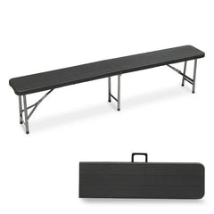 Sekey 180 cm Klappbar Gartenbank mit Tragegriff, bis 200kg Belastbar Sekey