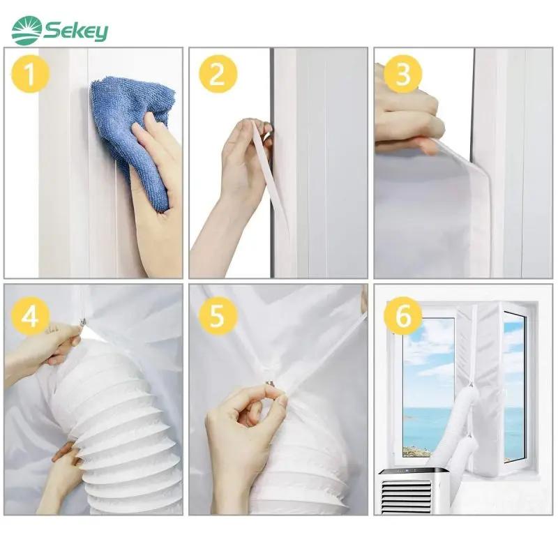 Sekey Schiebefenster Türabdichtung für mobile Klimageräte Sekey