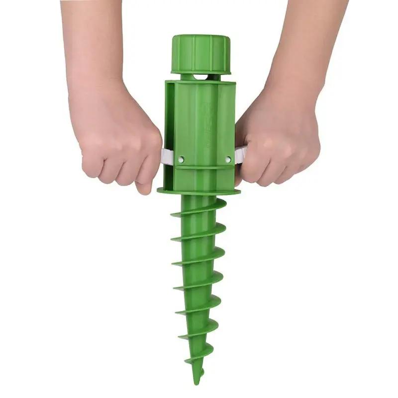 Sekey 22 mm - 32 mm Bodenhülse für Sonnenschirm, mit klappbaren Griffen und Aufhängehaken Sekey