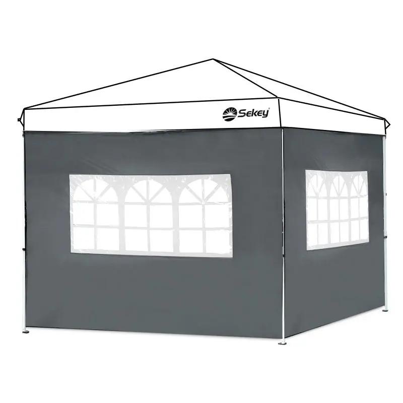 Sekey 3×3m Seitenwand für Pavillon, 2er Set, mit 2 Fenster Sekey