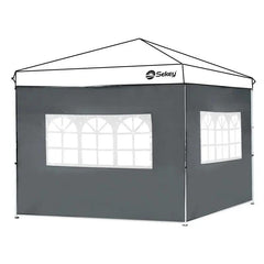 Sekey 3×3m Seitenwand für Pavillon, 2er Set, mit 2 Fenster Sekey