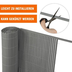 Sekey 5x1m PVC Abschlussleiste für PVC Sichtschutzmatte Sekey