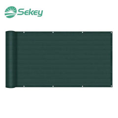 Sekey Balkon Sichtschutz aus 220 g/m² HDPE, Grün Sekey
