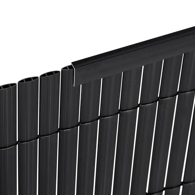 Sekey 5x1m PVC Abschlussleiste für PVC Sichtschutzmatte Sekey