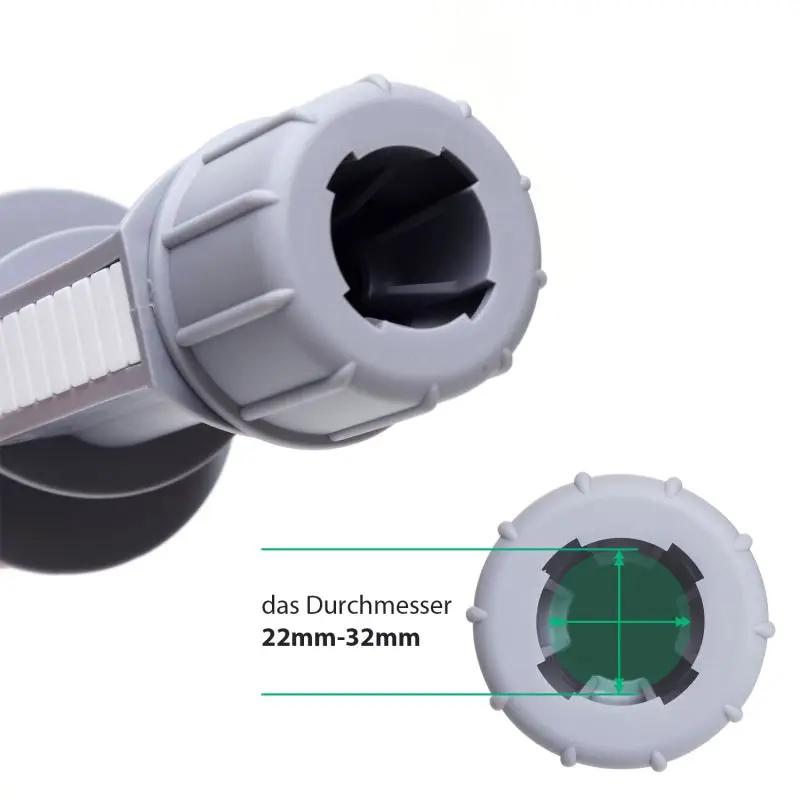 Sekey 22 mm - 32 mm Bodenhülse für Sonnenschirm, mit klappbaren Griffen und Aufhängehaken Sekey