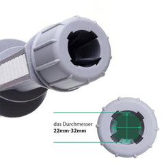 Sekey 22 mm - 32 mm Bodenhülse für Sonnenschirm, mit klappbaren Griffen und Aufhängehaken Sekey