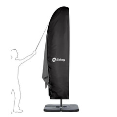 Sekey 280 x 30/81/46 cm Schutzhülle für 400 cm Ampelschirm, aus Polyester-Gewebe Sekey