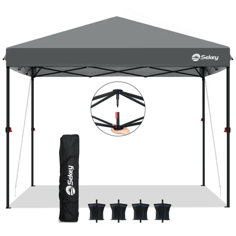 Sekey 300 x 300 cm Faltpavillon mit 4 Sandsäcken und Tragetasche Sekey