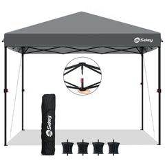 Sekey 300 x 300 cm Faltpavillon mit 4 Sandsäcken und Tragetasche Sekey