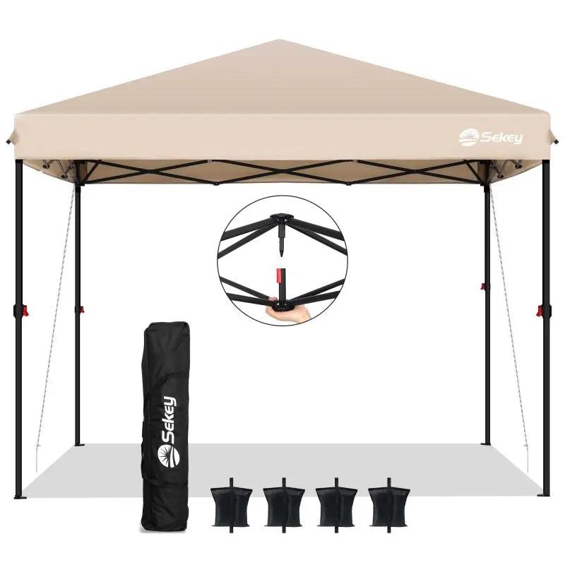 Sekey 300 x 300 cm Faltpavillon mit 4 Sandsäcken und Tragetasche Sekey
