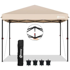 Sekey 300 x 300 cm Faltpavillon mit 4 Sandsäcken und Tragetasche Sekey