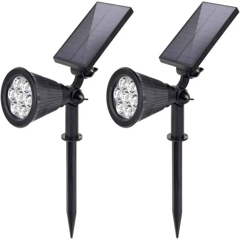 Salcar 2er Set LED Solar Gartenleuchte, mit 1800 mAh Akku Salcar