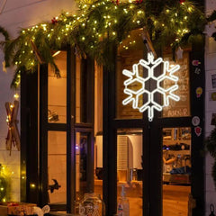 Salcar 40 cm LED Schneeflocke Neonlicht Salcar