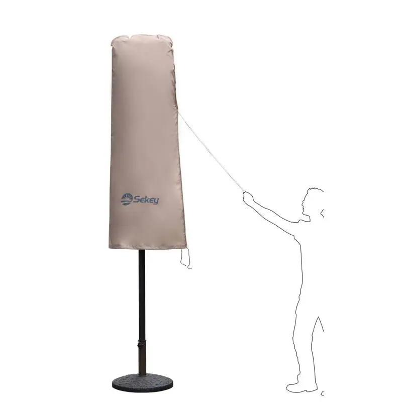 Sekey 160 x 50/62 cm Schutzhülle für Doppelsonnenschirm, aus Polyester-Gewebe Sekey