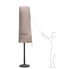 Sekey 160 x 50/62 cm Schutzhülle für Doppelsonnenschirm, aus Polyester-Gewebe Sekey