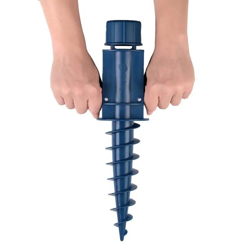 Sekey 22 mm - 32 mm Bodenhülse für Sonnenschirm, mit klappbaren Griffen und Aufhängehaken Sekey