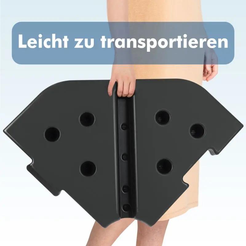 Sekey 4-teilig Schirmgewicht für Ampelschirm, befüllbar bis 78 kg Sekey