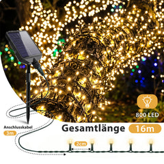 Salcar Cluster Lichterkette mit 800 LEDs und 19 m Länge