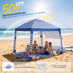 Sekey Strandzelt mit UPF50+ UV Schutz gegen starke Sonneneinstrahlung