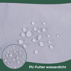 Wasserdichte Gartenmöbel Schutzhülle mit PU-Beschichtung schützt vor Regen und Schnee