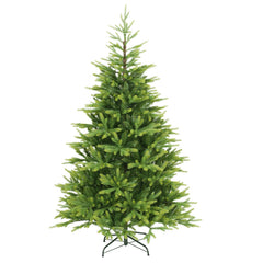 Salcar Künstlicher Weihnachtsbaum Fichte aus PE & PVC mit hellgrünen Zweigspitzen – 120 bis 210 cm