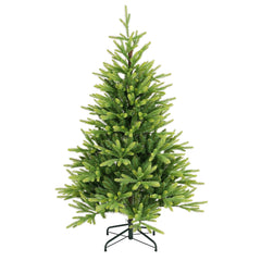 Salcar Künstlicher Weihnachtsbaum Fichte aus PE & PVC mit hellgrünen Zweigspitzen – 120 bis 210 cm
